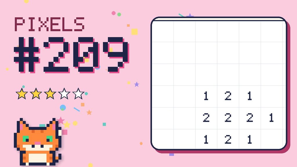 Pixel Puzzle 209 card