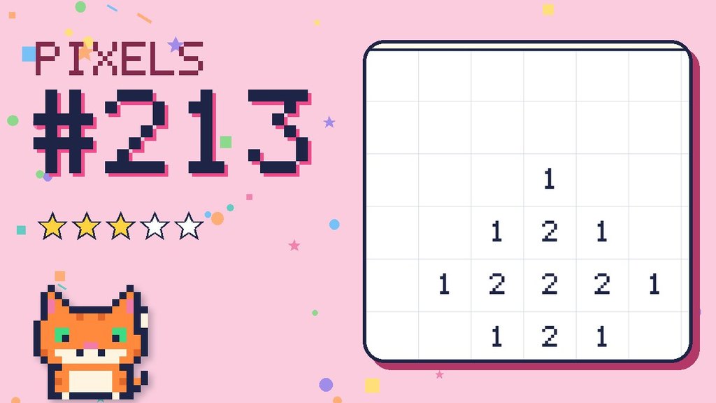 Pixel Puzzle 213 card