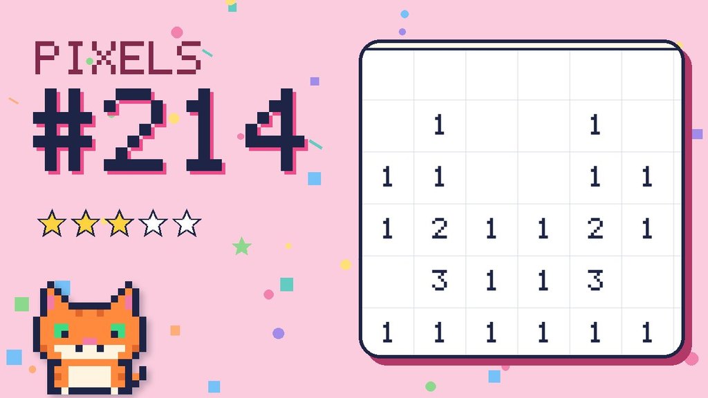 Pixel Puzzle 214 card