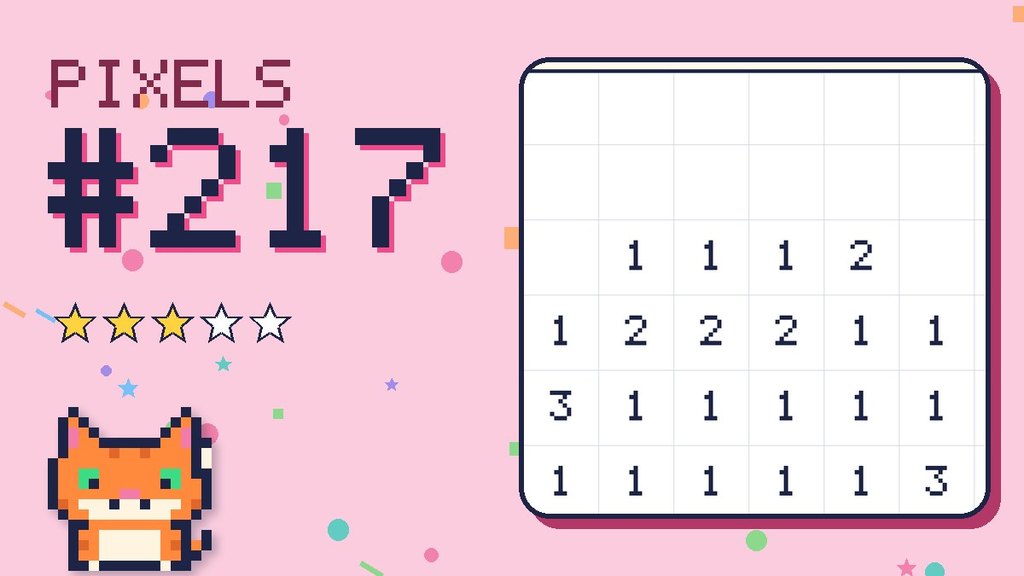 Pixel Puzzle 217 card