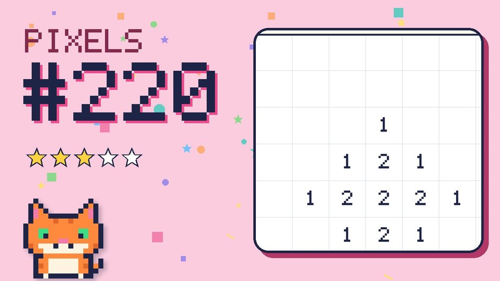 Pixel Puzzle 220 card