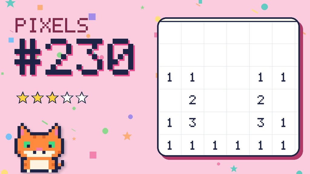 Pixel Puzzle 230 card