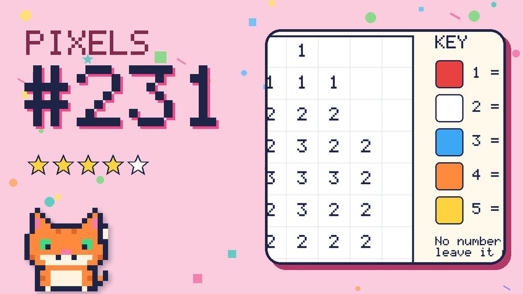 Pixel Puzzle 231 card