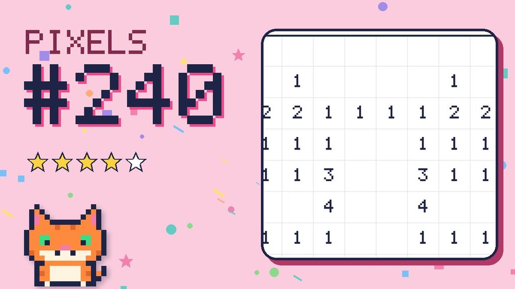 Pixel Puzzle 240 card
