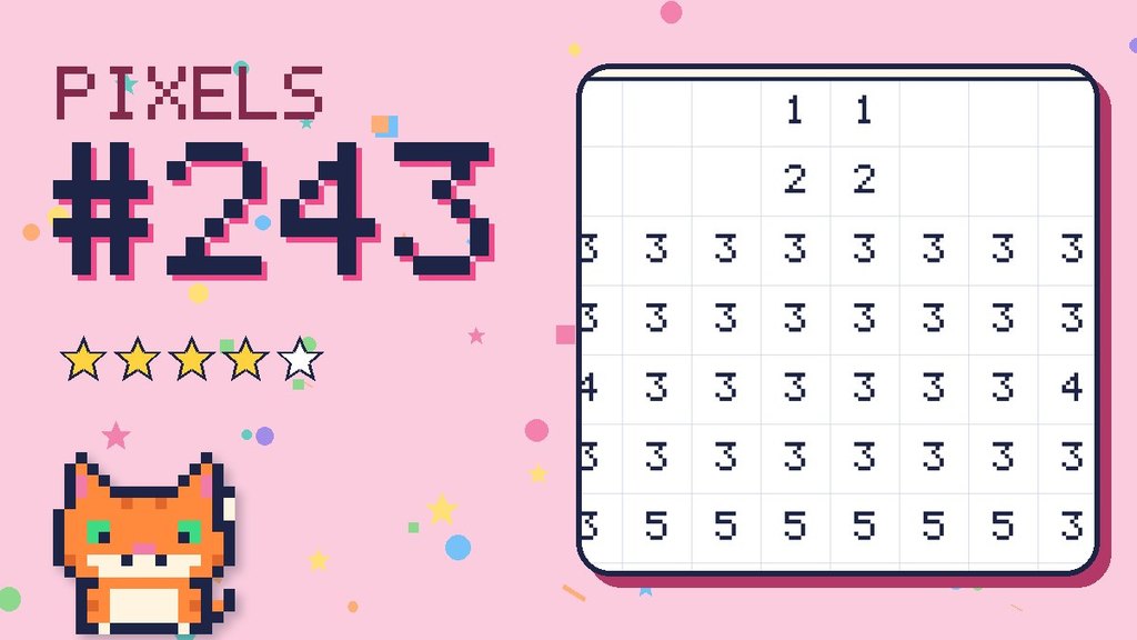 Pixel Puzzle 243 card