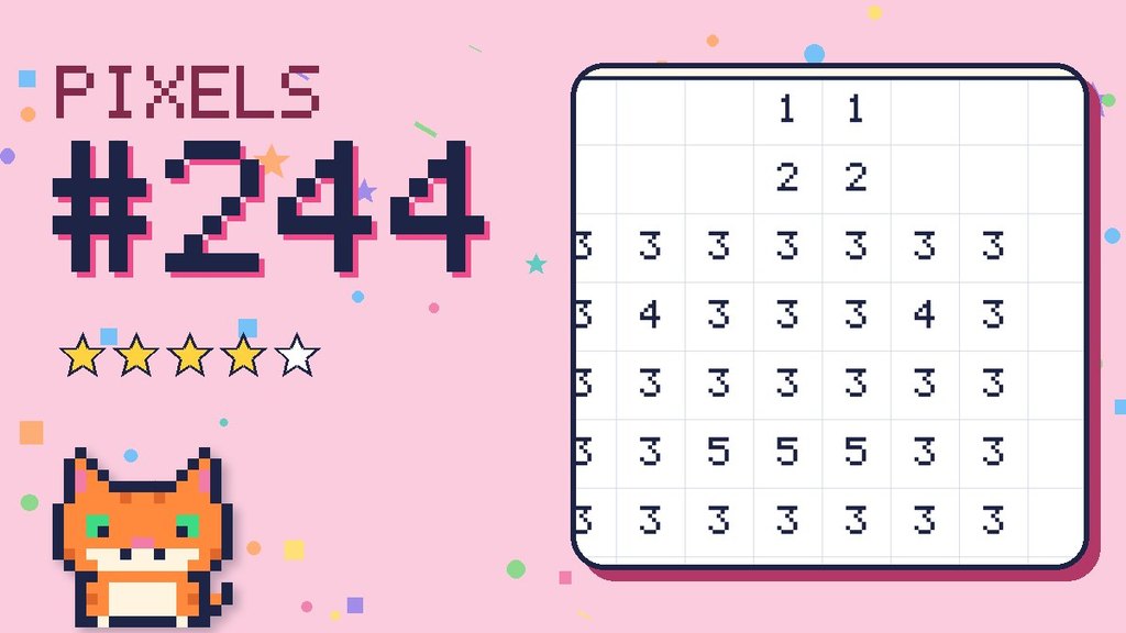 Pixel Puzzle 244 card