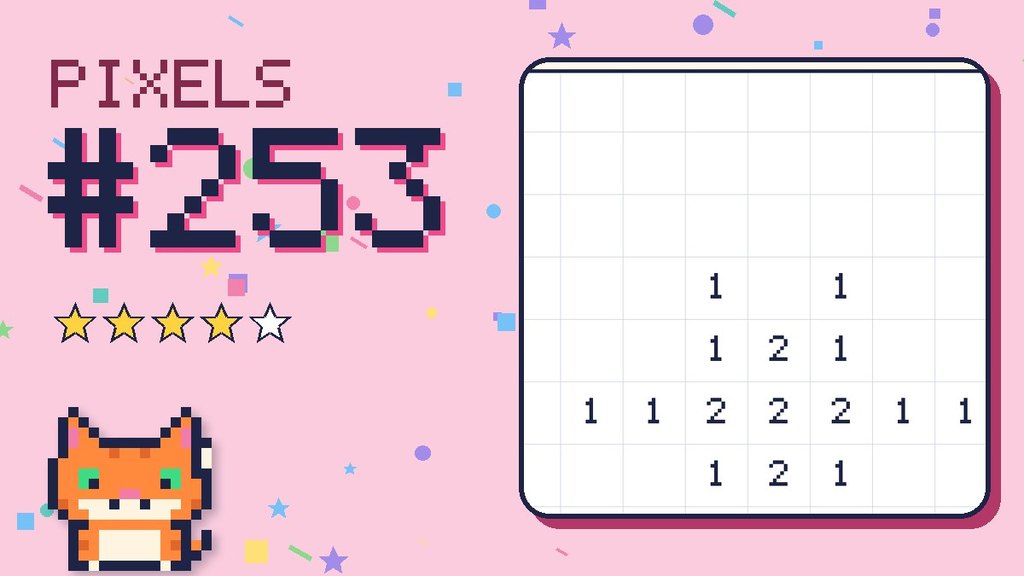 Pixel Puzzle 253 card