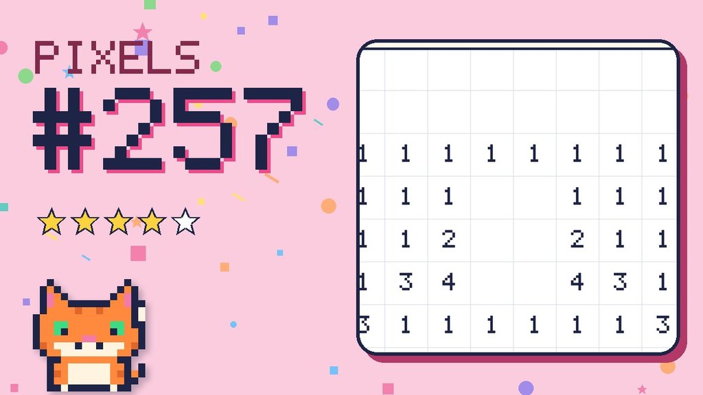Pixel Puzzle 257 card