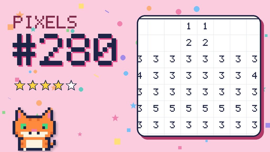 Pixel Puzzle 280 card