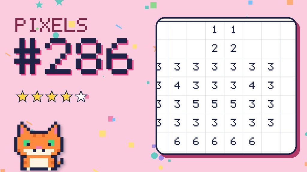 Pixel Puzzle 286 card