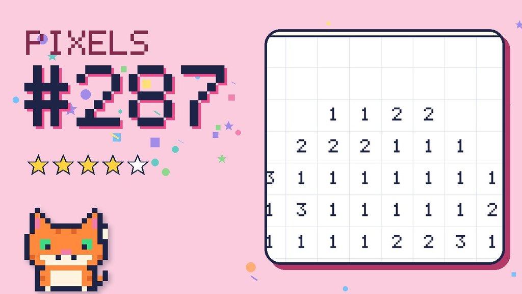Pixel Puzzle 287 card