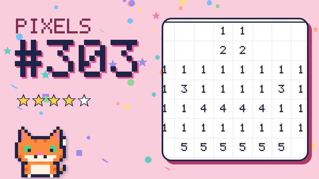 Pixel Puzzle 303 card