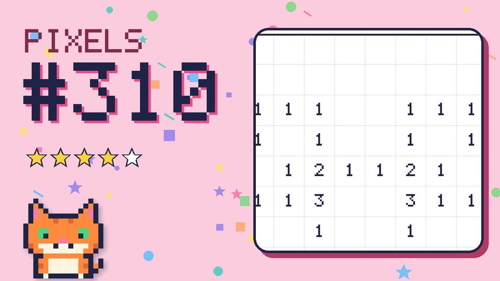 Pixel Puzzle 310 card