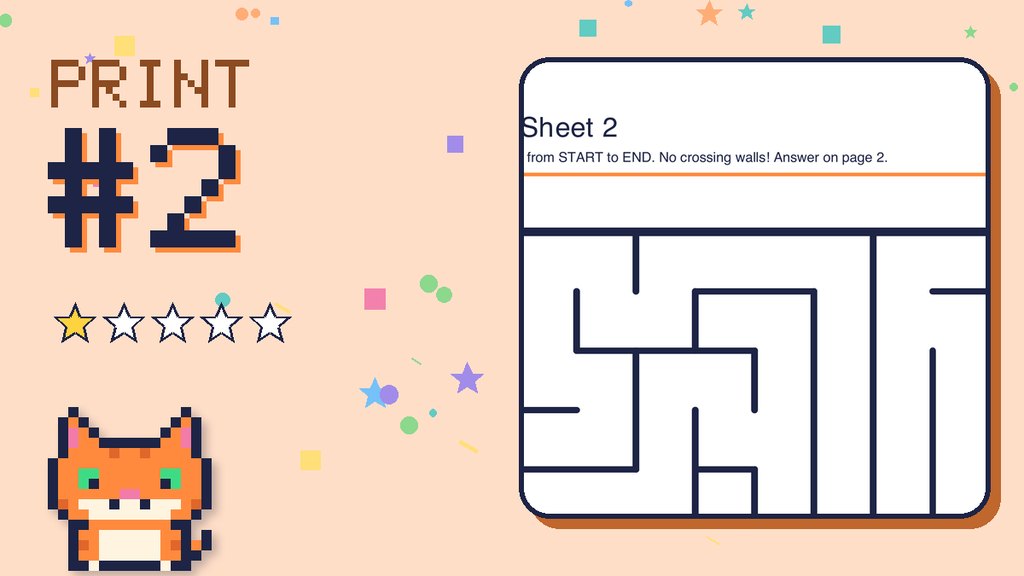 Maze Sheet 2 (10 × 10)
