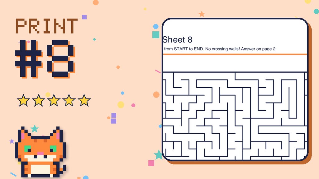 Maze Sheet 8 (24 × 24)