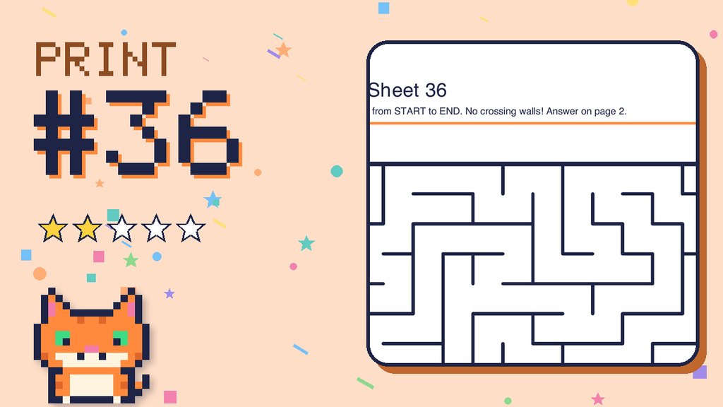 Maze Sheet 36 (14 × 14)