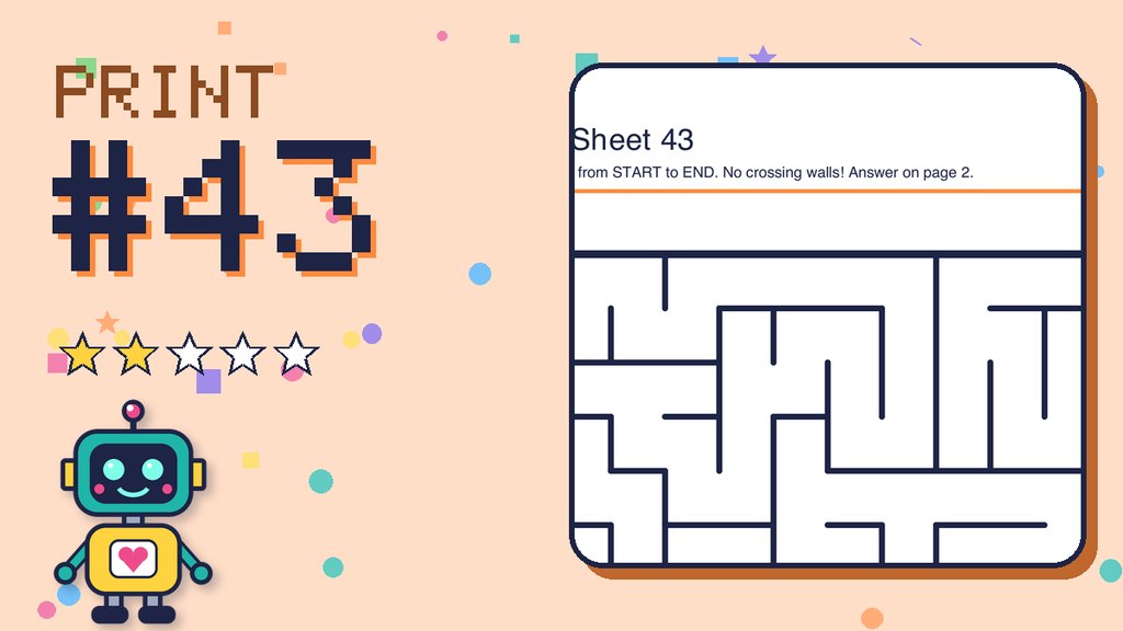 Maze Sheet 43 (12 × 12) card
