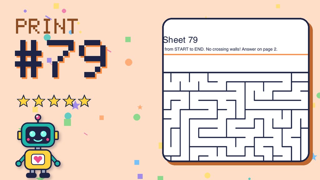 Maze Sheet 79 (20 × 20)