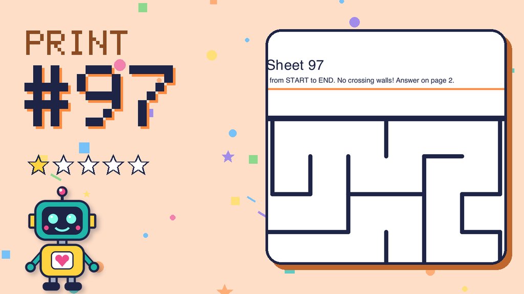 Maze Sheet 97 (8 × 8)