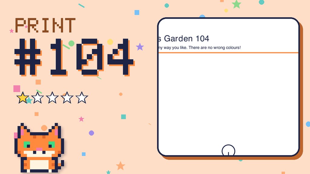Beep's Garden 104 card