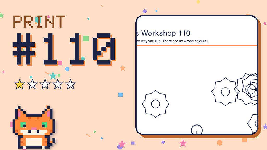 Beep's Workshop 110 card