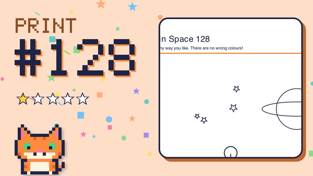 Beep in Space 128 card