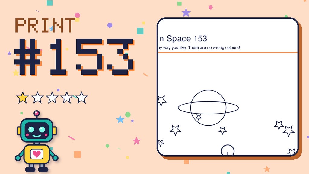 Beep in Space 153 card