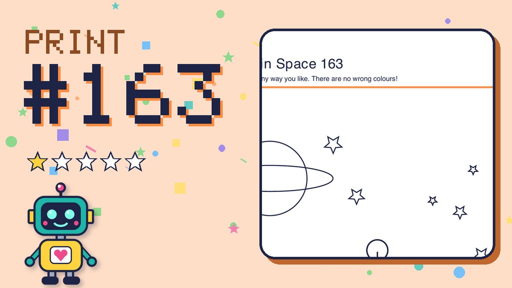 Beep in Space 163 card