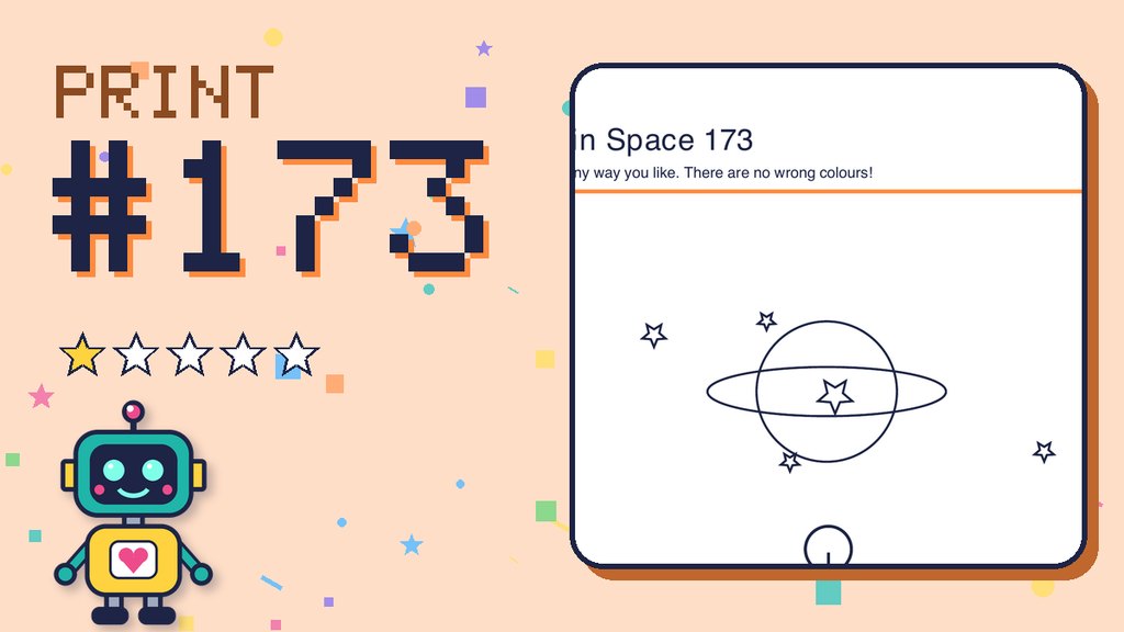 Beep in Space 173 card