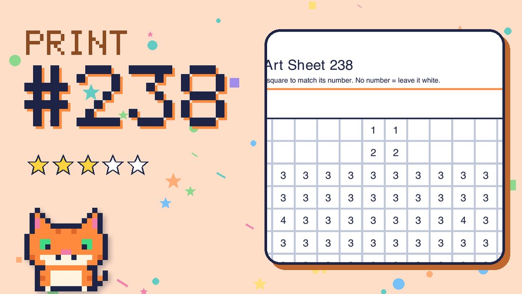 Pixel Art Sheet 238 card
