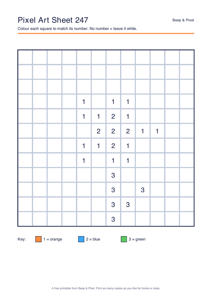 Preview of Pixel Art Sheet 247