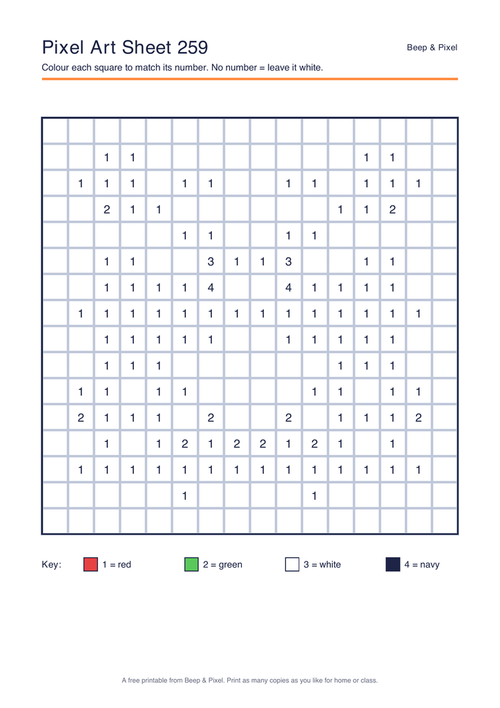 Preview of Pixel Art Sheet 259