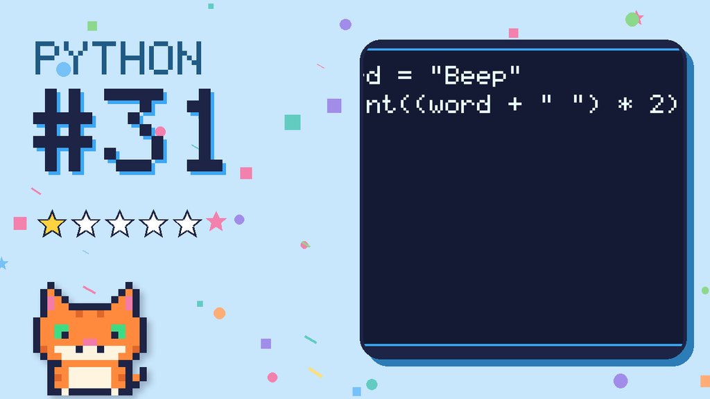 Python Puzzler 31 card
