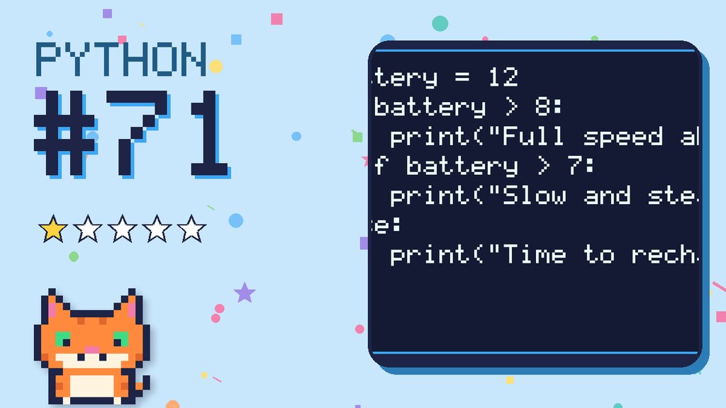 Python Puzzler 71 card