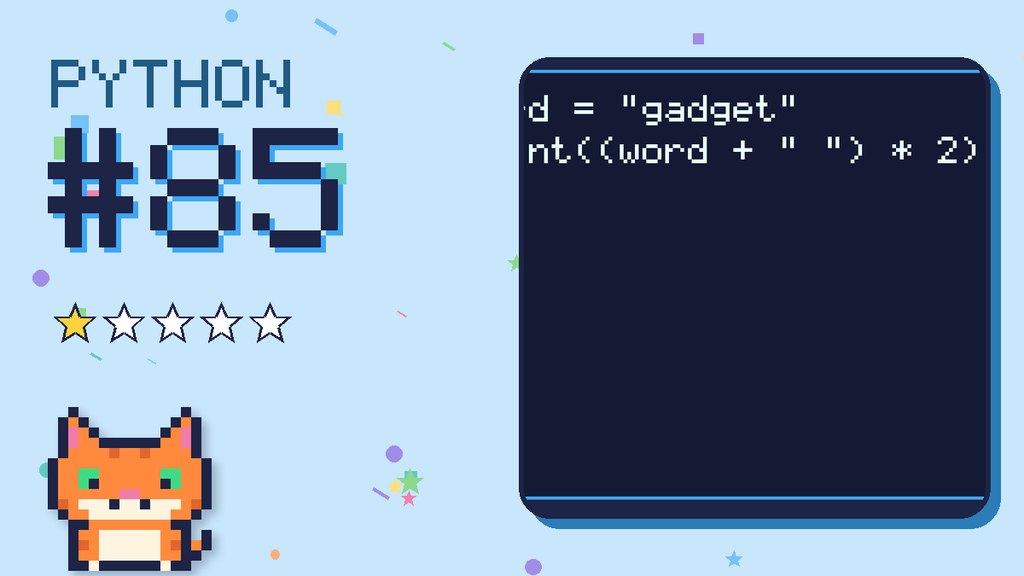 Python Puzzler 85 card