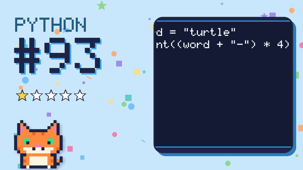 Python Puzzler 93 card
