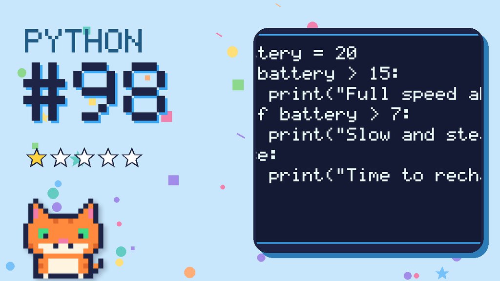 Python Puzzler 98 card