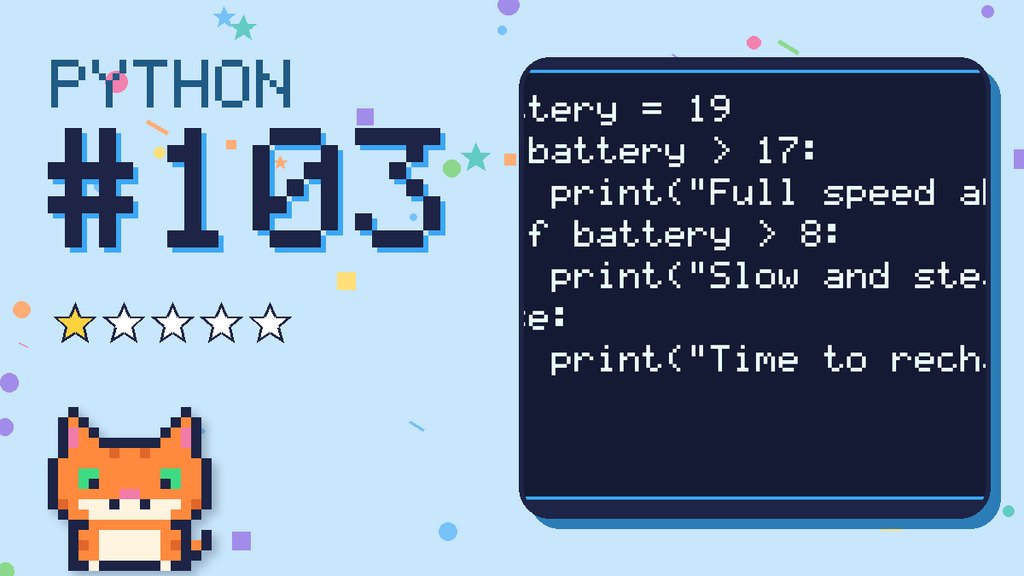 Python Puzzler 103 card