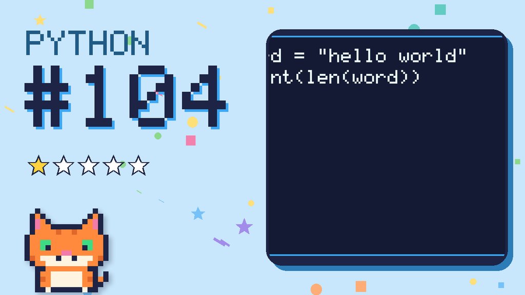 Python Puzzler 104 card