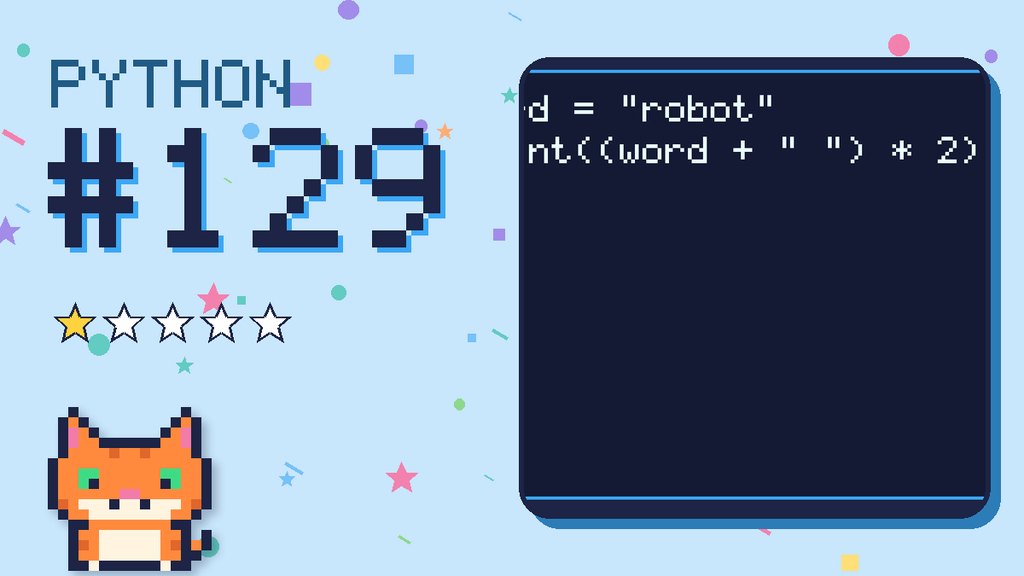 Python Puzzler 129 card