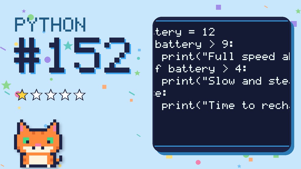 Python Puzzler 152 card