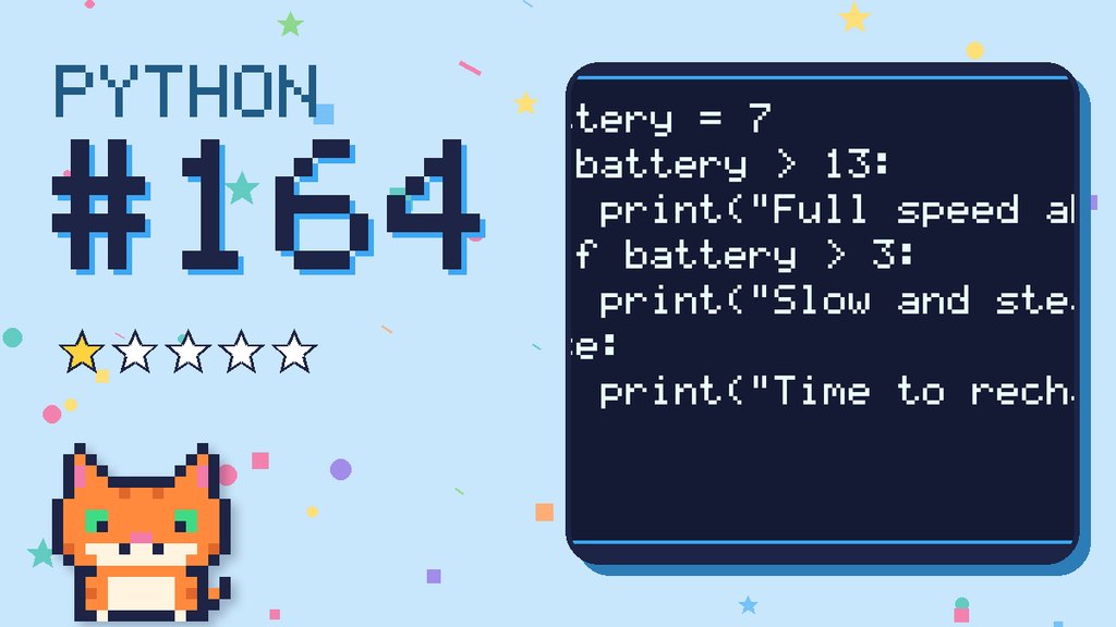 Python Puzzler 164 card