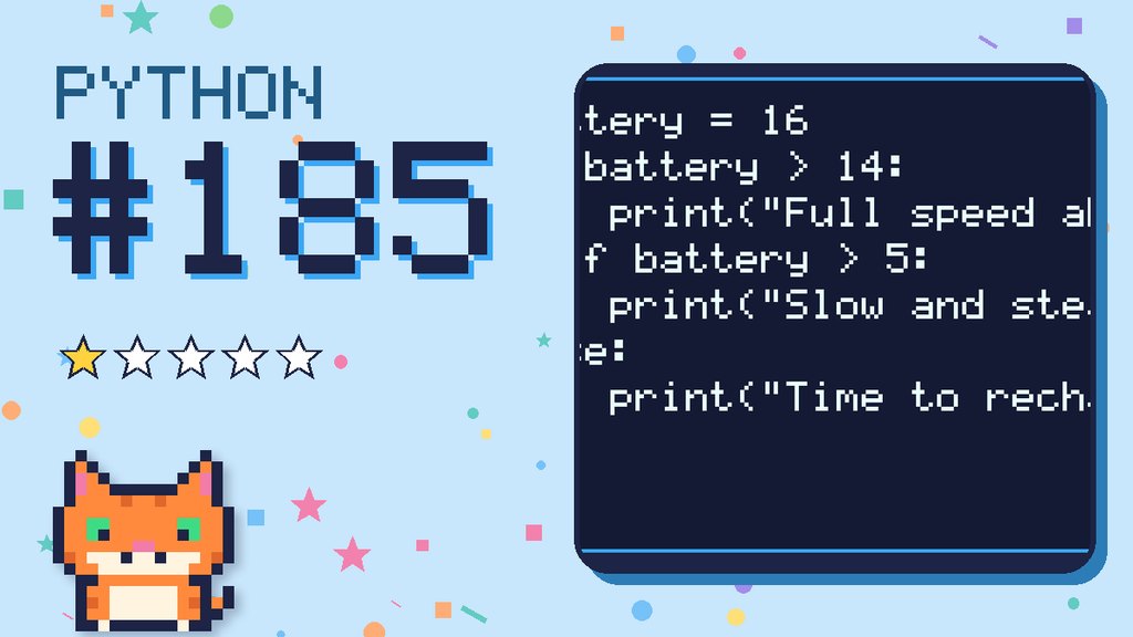 Python Puzzler 185 card