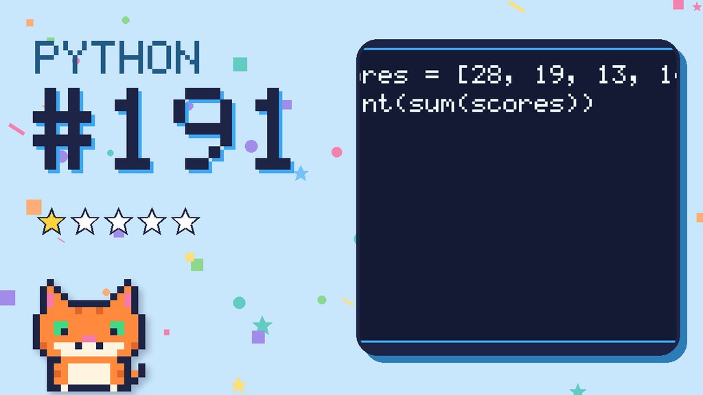 Python Puzzler 191 card