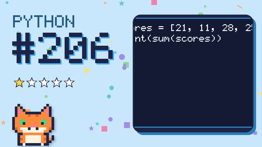 Python Puzzler 206 card