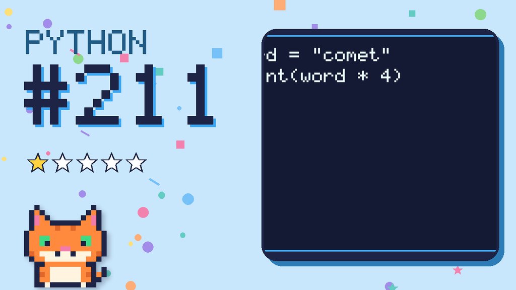 Python Puzzler 211 card