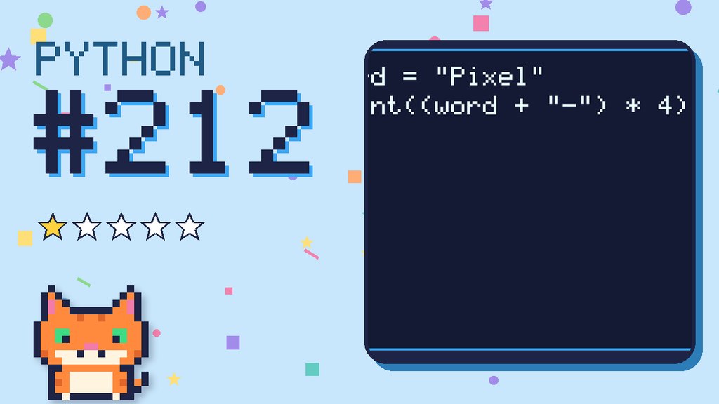 Python Puzzler 212 card