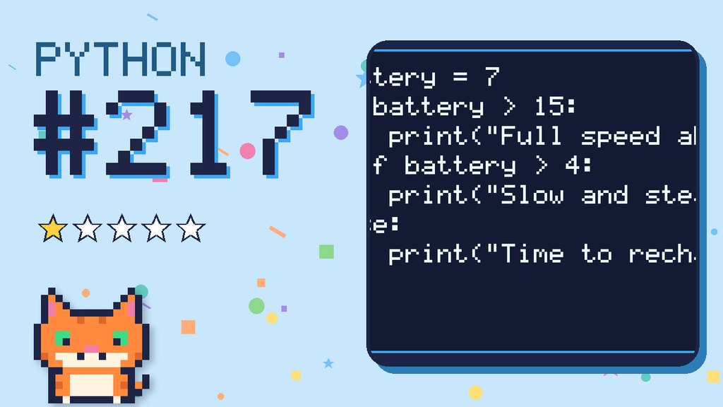 Python Puzzler 217 card