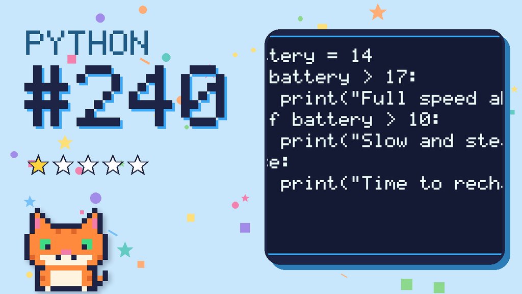 Python Puzzler 240 card