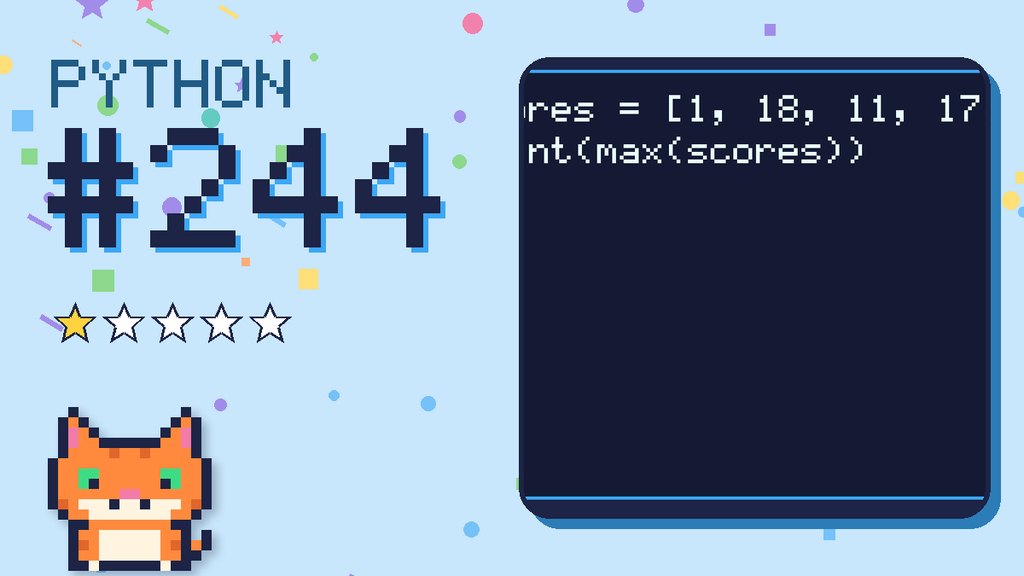 Python Puzzler 244 card